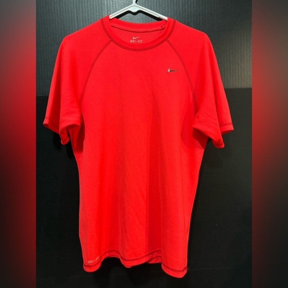 🍥Nike DriFIT Brilliant Orange Running Crew Neck T-shirt